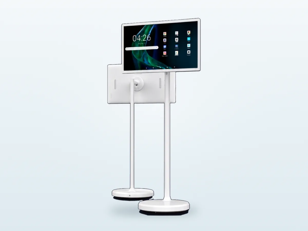 Logix Vision 22-inch display on a stand