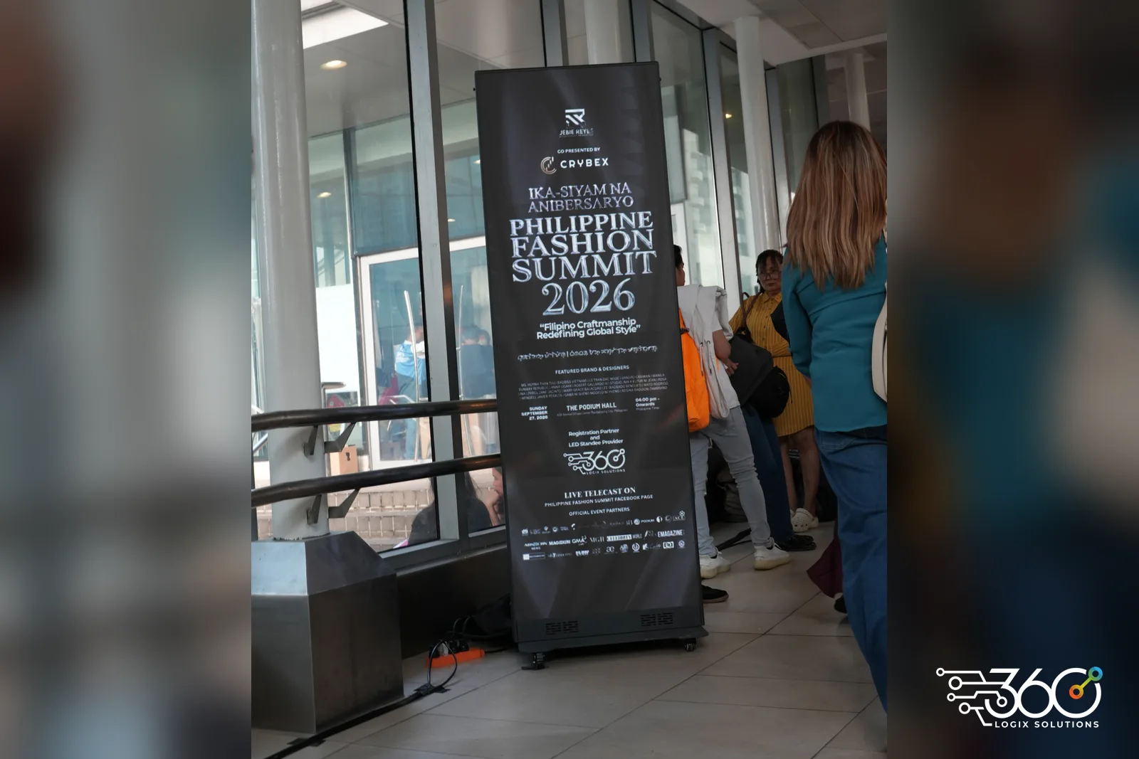 LED Poster rental at Philippine Fashion Summit 2026, The Podium Hall